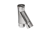 тройник феррум угол 135°, нержавеющий (430/0,5мм), ф115, по воде