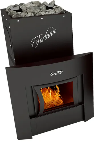 печь для бани grill'd fortuna 200 g window black*
