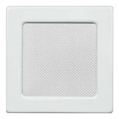 решетка вентиляционная 170*170 мм, белая, с жалюзи, fireway