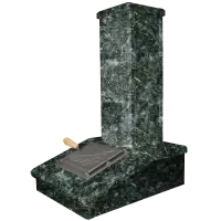 облицовка на трубу gfs гром 50 президент 150х790 серпентинит 3 яруса под шибер