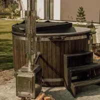 термокрышка для купели шишка 2000 мм цвет черный