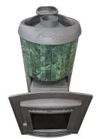 печь для бани прометалл атмосфера xl в ламелях змеевик