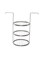 решетка экотандыры для тандыра 3-х ярусная усиленная d 26 см, низкая h33см с ручками