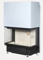 топка каминная дельта 1000 три стекла, патрубок ф250, экокамин 