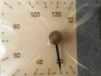 термометр sawo 170-tra, прямоугольный со вставкой из камня, осина, 230*120 мм