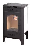 печь-камин бавария с металлической крышкой оптима патрубок ф120мм экокамин