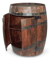 бочка-бар 450х550х750 массив сосны, старение, ирб заказ