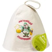 шапка для бани настоящий полковник банные штучки