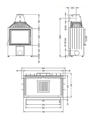 топка каминная spartherm bravo