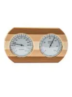 термометр с гигрометром банная станция очки контраст овал, липа, th-20с, 212f, банный эксперт