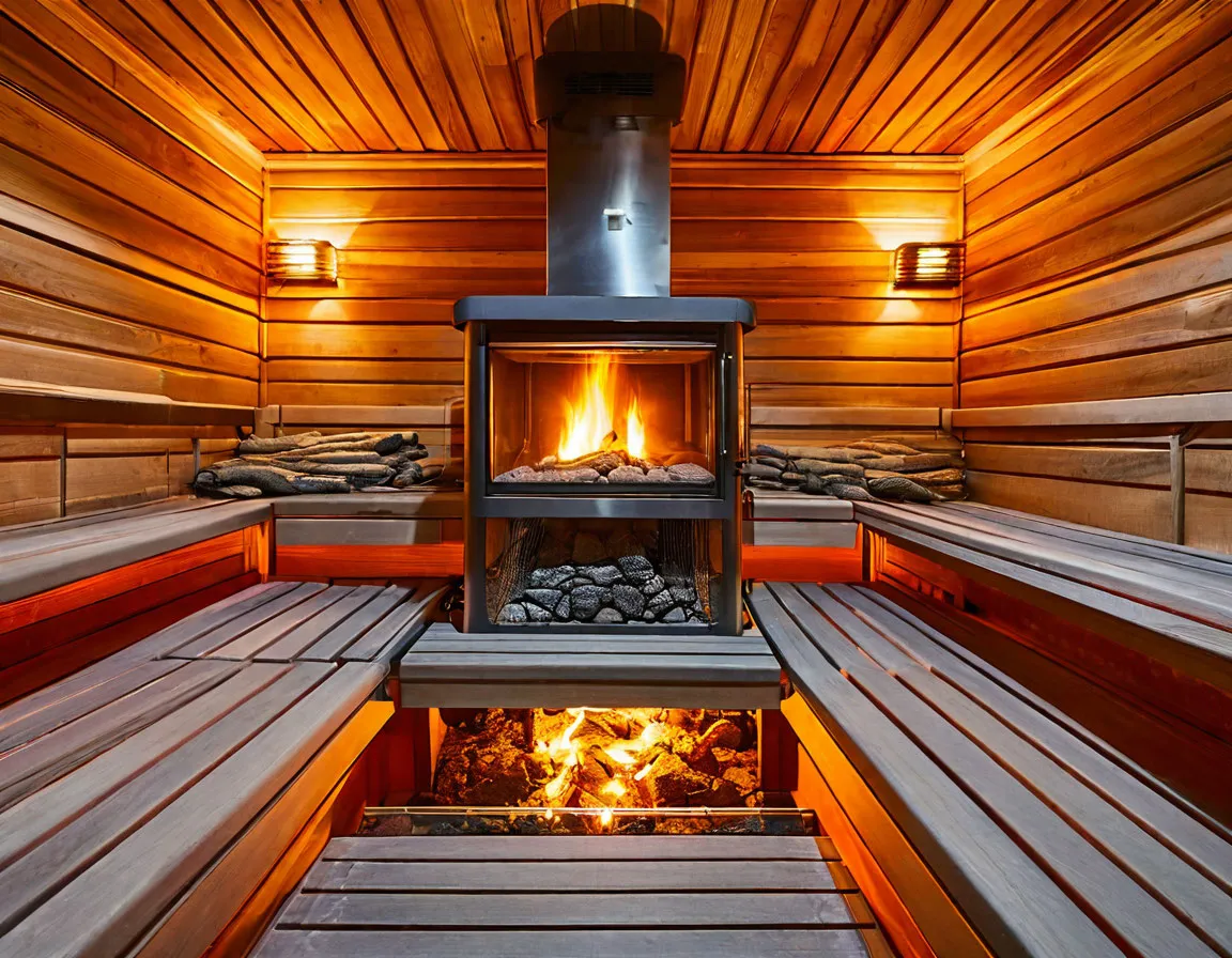 Печи с закрытой каменкой