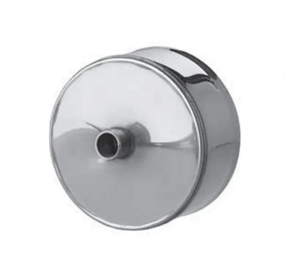 заглушка феррум м внешняя нержавеющая (430/0,5 мм) ф80