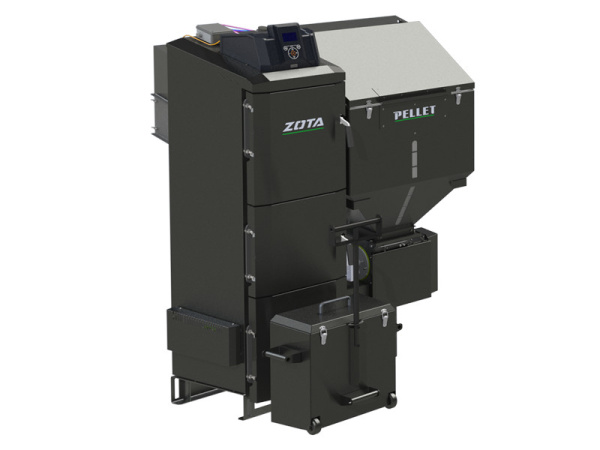 котел zota pellet black 35квт 2r-400 твердотопливный